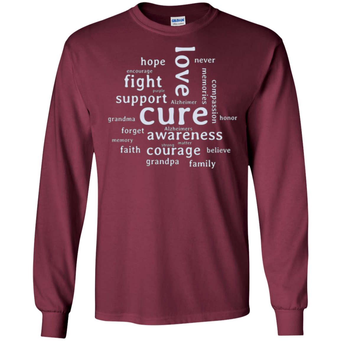 Alzheimer Support Shirt Awareness Month Purple