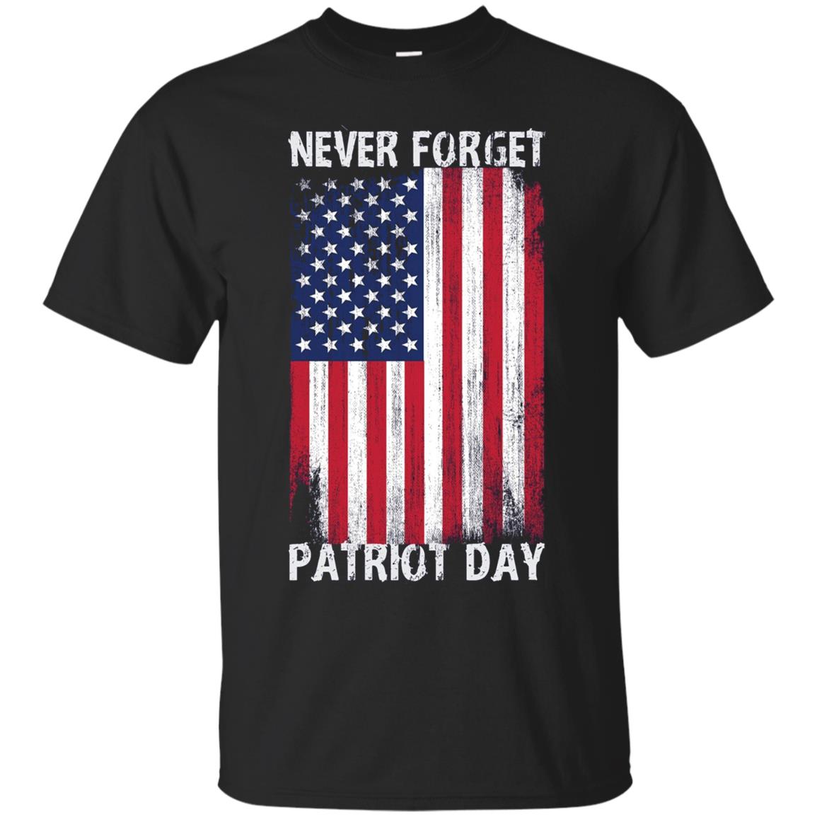 American Flag Never Forget 9/11 T-Shirt - Patriot Day Tee