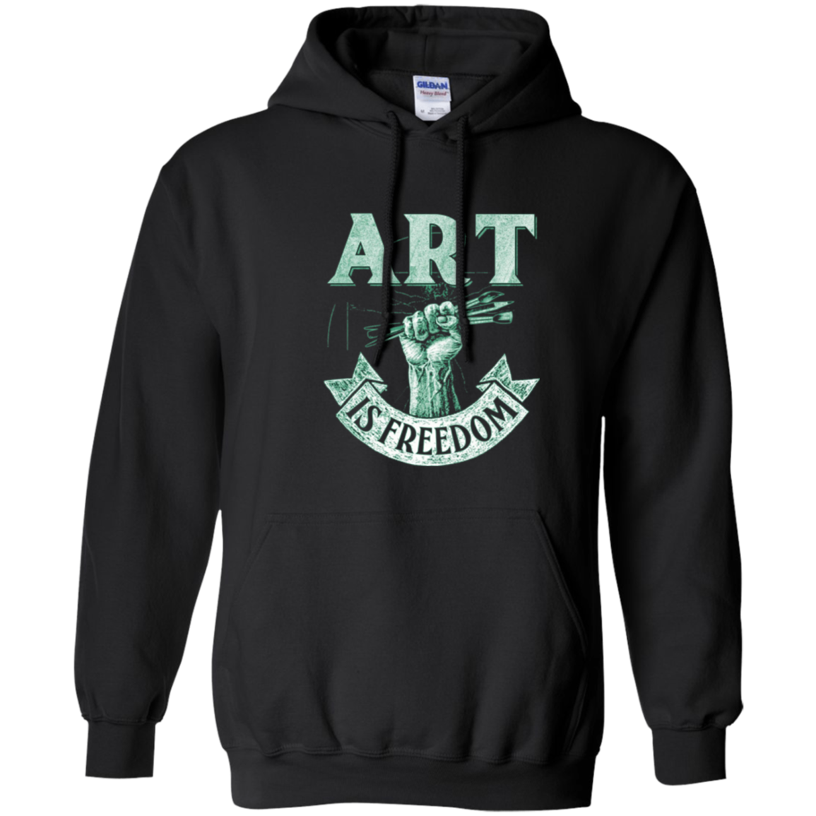 Art is Freedom great t shirt for artists who love to draw