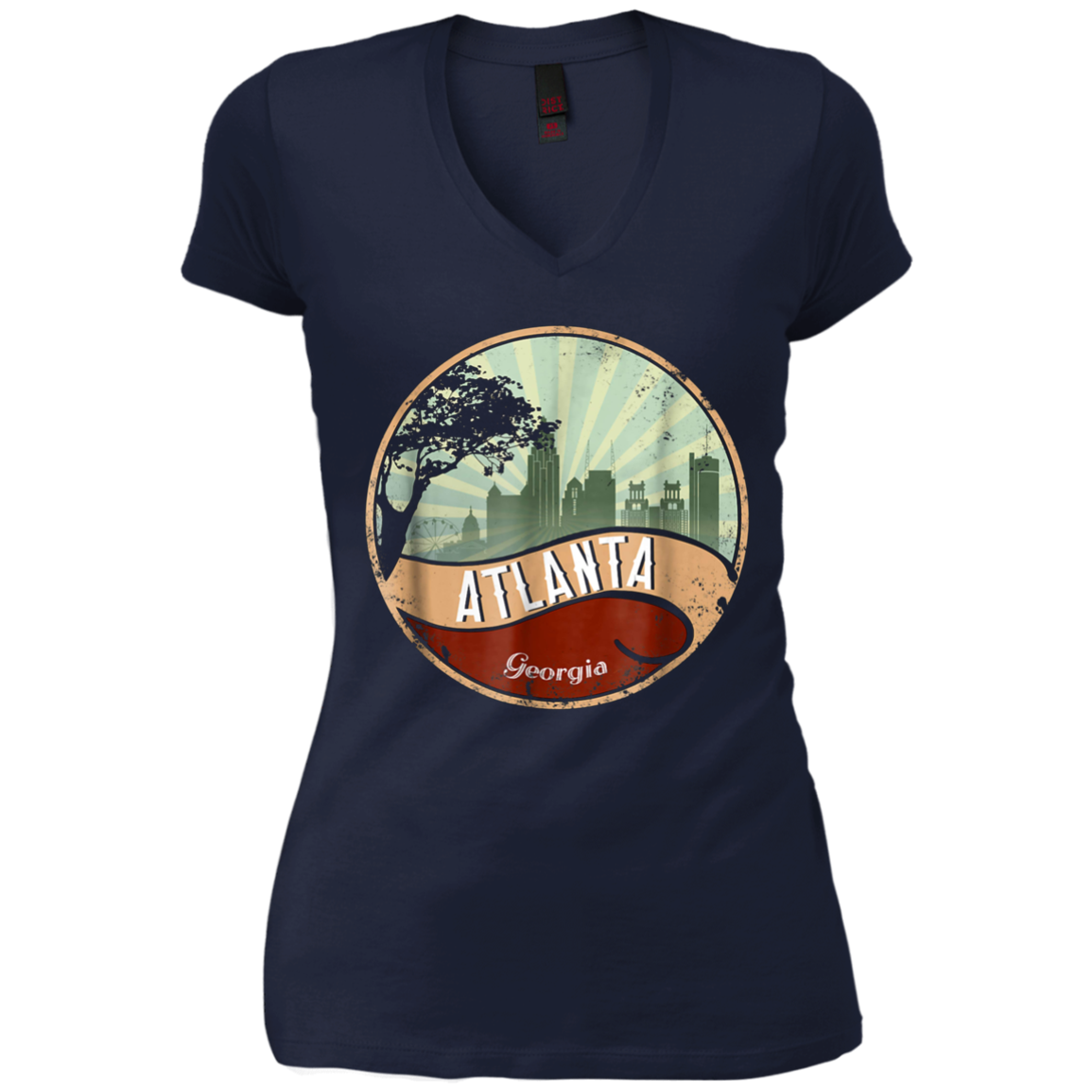 Atlanta Vintage Retro Design City Style T-Shirt