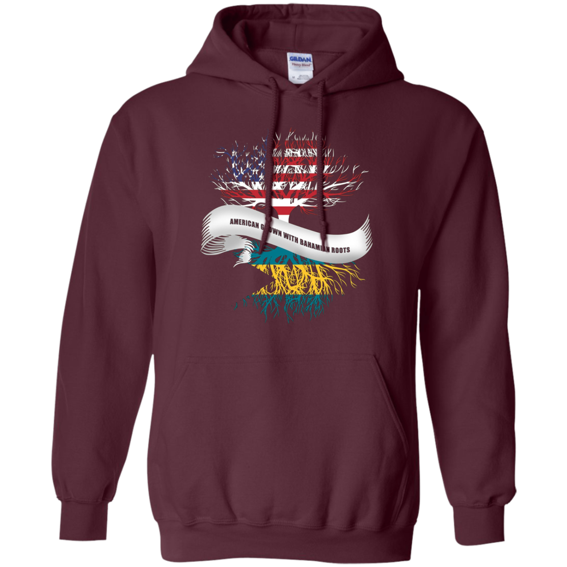 American Grown with Bahamian Roots T-Shirt Bahamas Tee