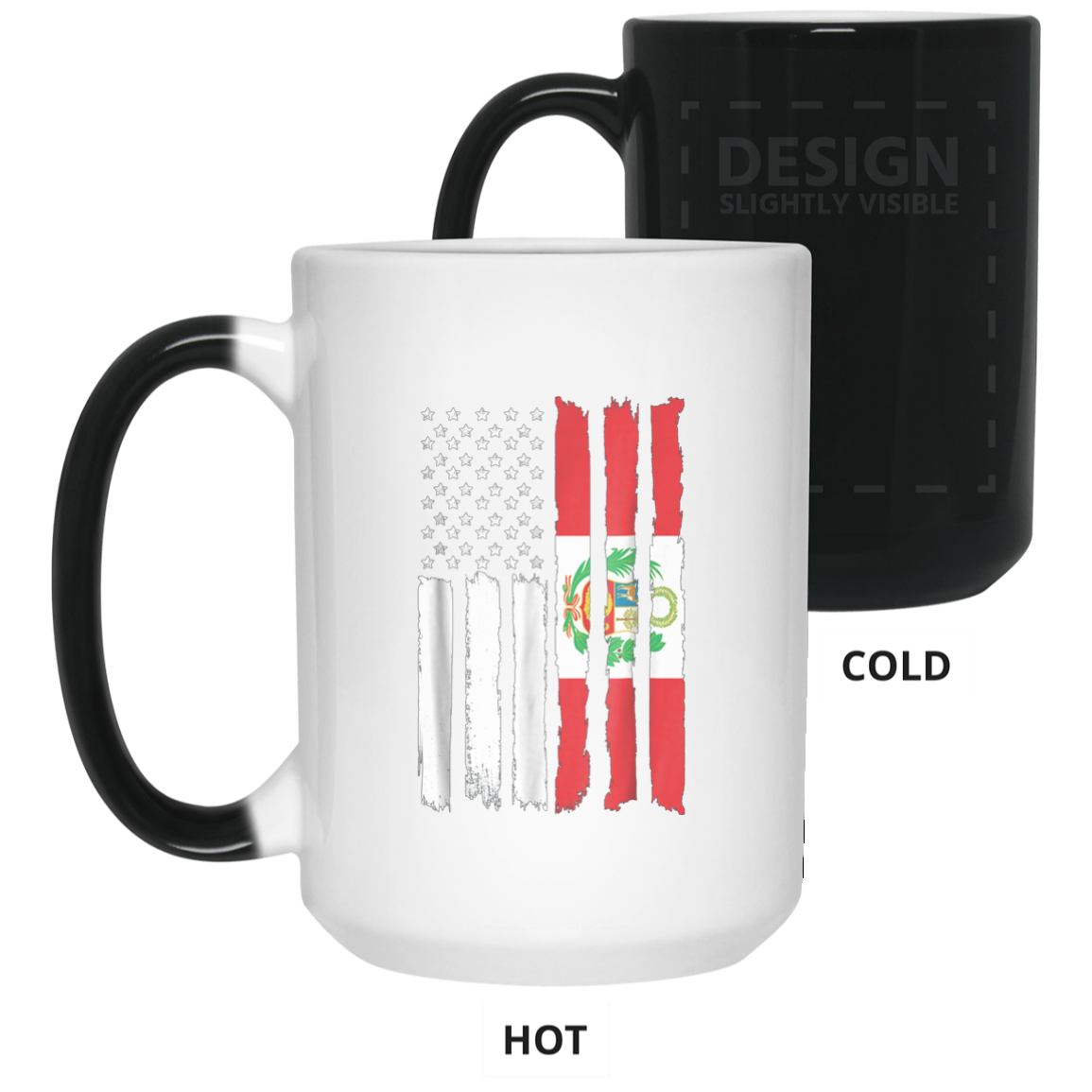 American Peru Patriotic Flag T-shirt