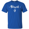 Image of A shirt that says Blessed | Blessed Thanksgiving T-Shirt