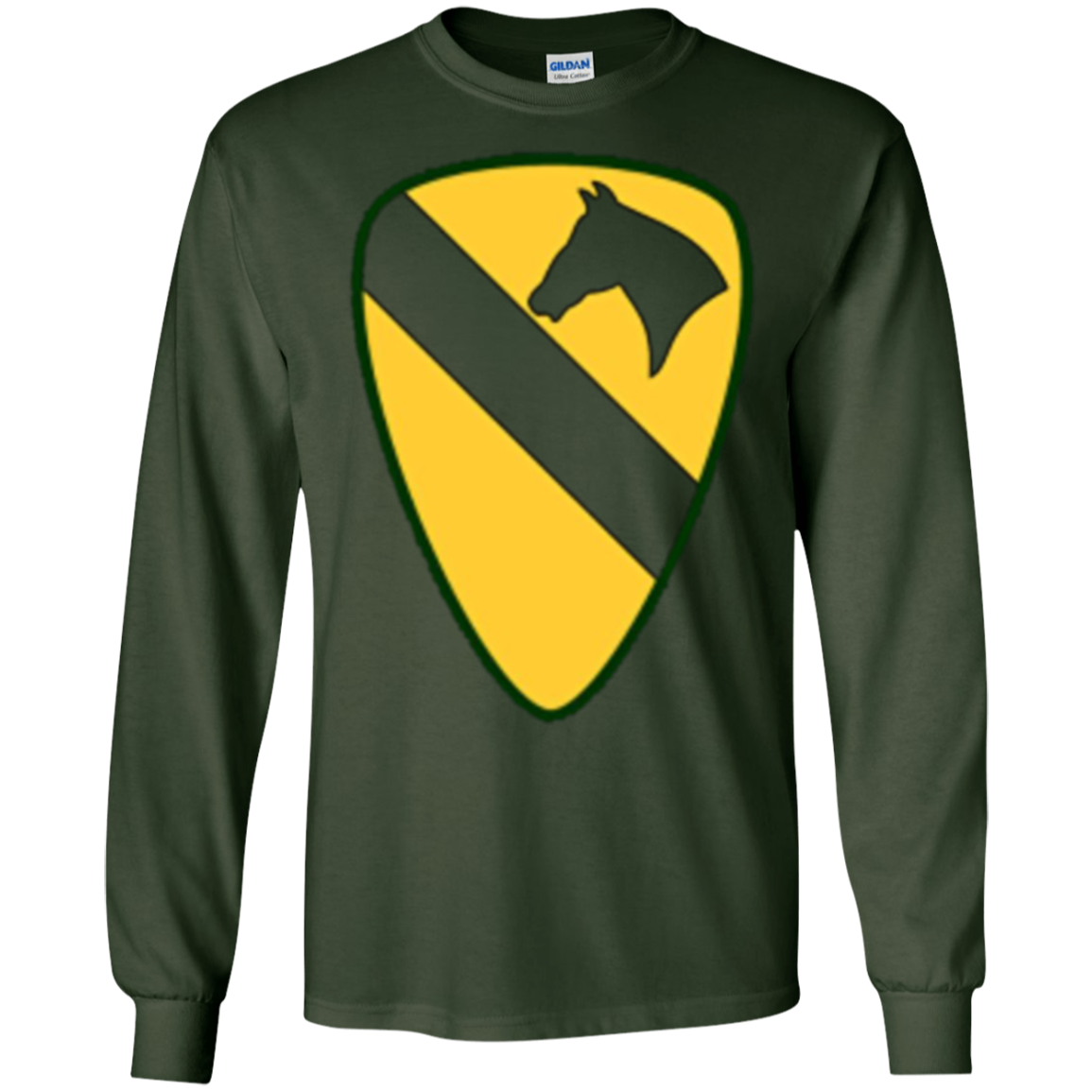 Army 1st Cavalry Division Patch Military Veteran T-Shirt