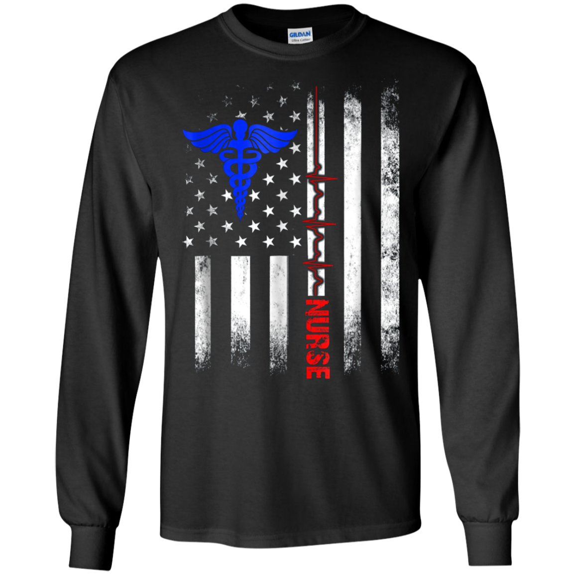 American Flag Nurse 2018 T-Shirt-Best Gifts for Nurses