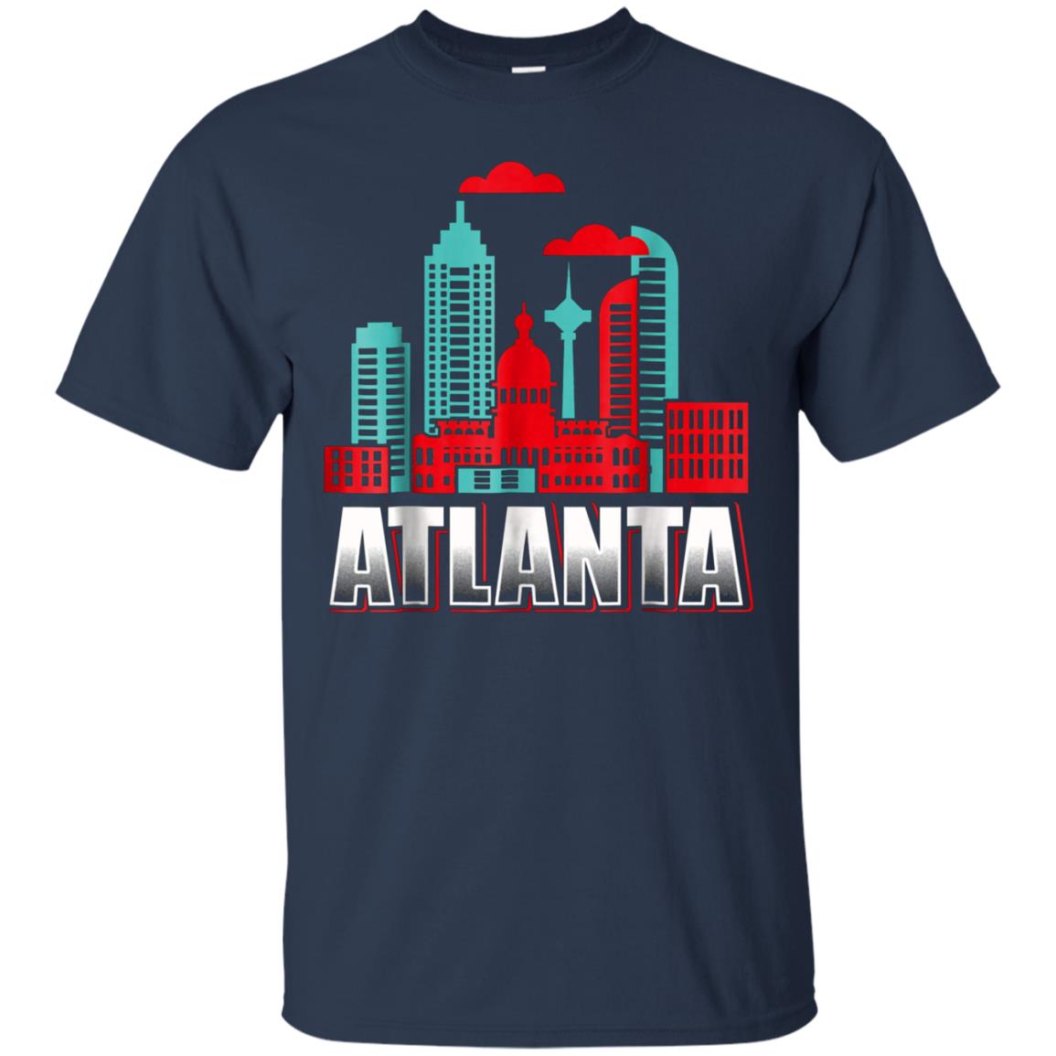 Atlanta T Shirt Funny Atlanta Georgia Skyline Souvenir Tee