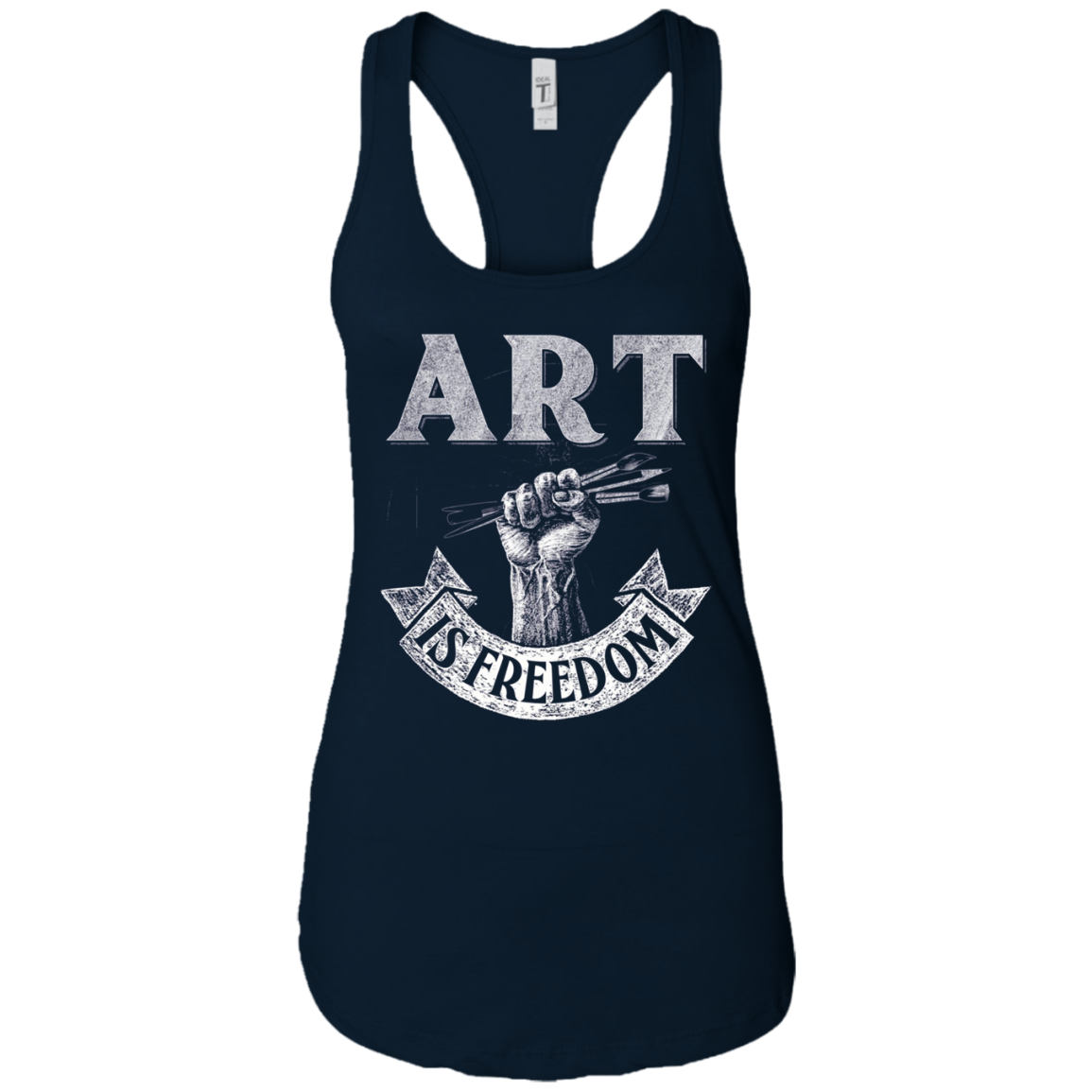 Art is Freedom great t shirt for artists who love to draw