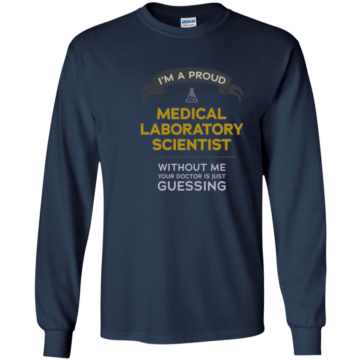 "Medical Laboratory Scientist: Doctor is Guessing" t-shirt
