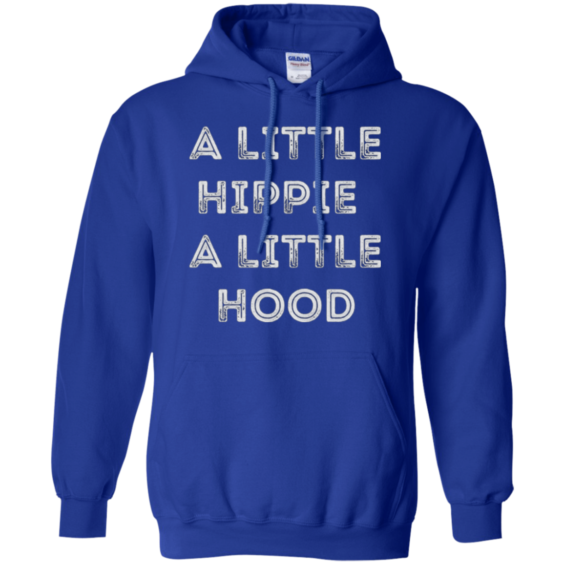 A Little Hippie A Little Hood Distressed Long Sleeve Shirt