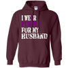 Image of Alzheimer's Awareness T Shirt I Wear Purple For My Husband