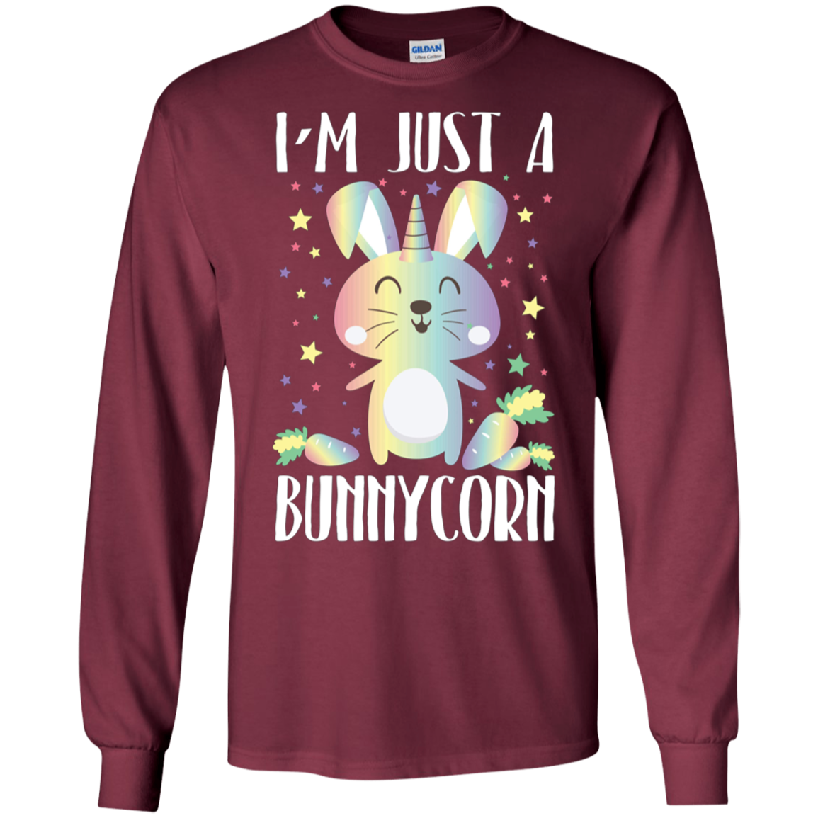 am a Bunnycorn Shirt Not a Rabbit not a UNicorn Long Sleeve