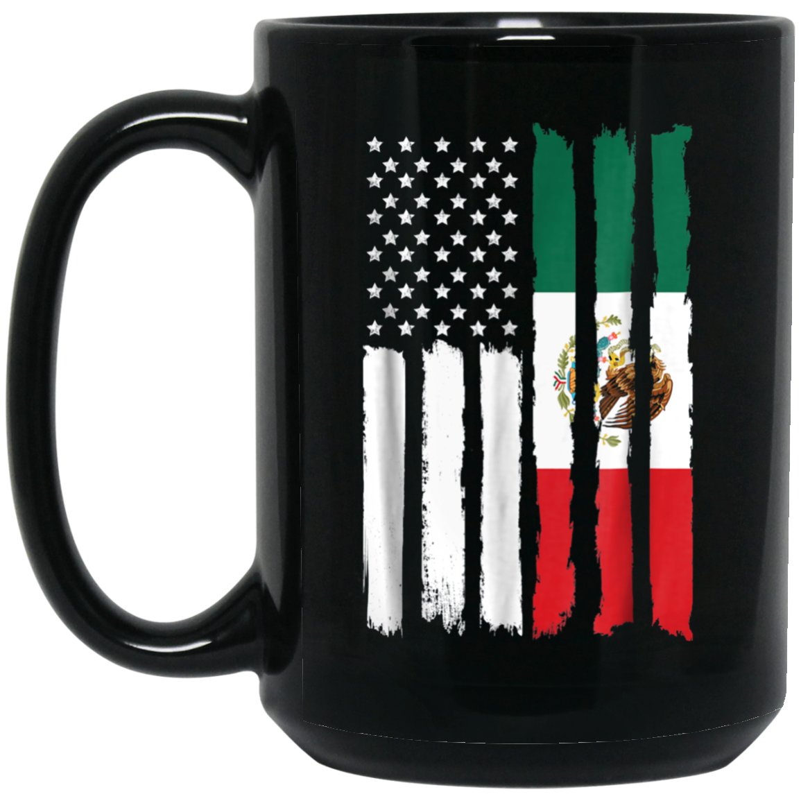 American Mexico Patriotic Flag T-shirt