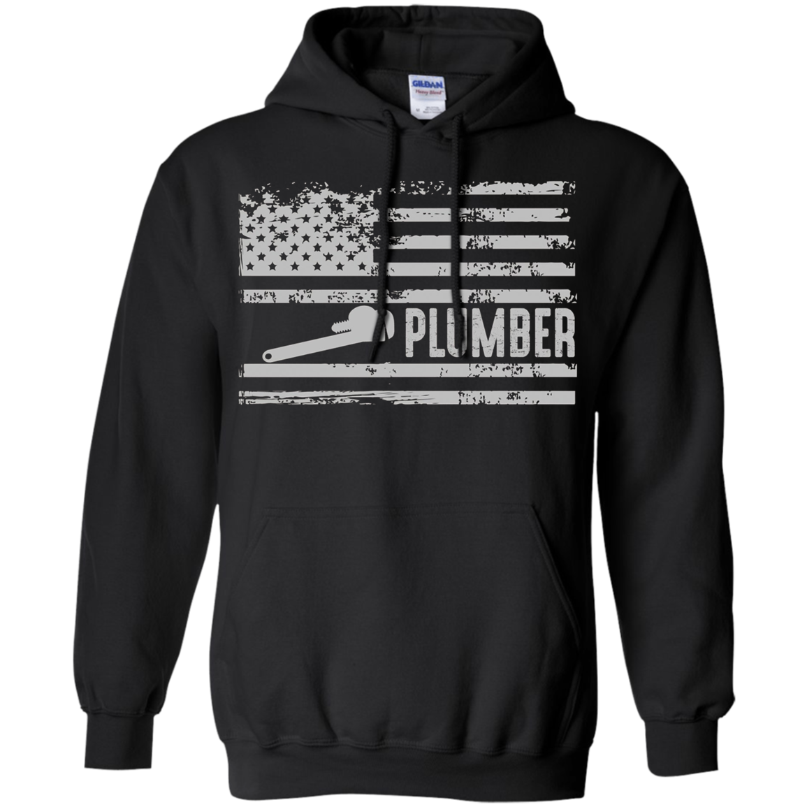 American Plumber United States Flag Gift T-Shirt