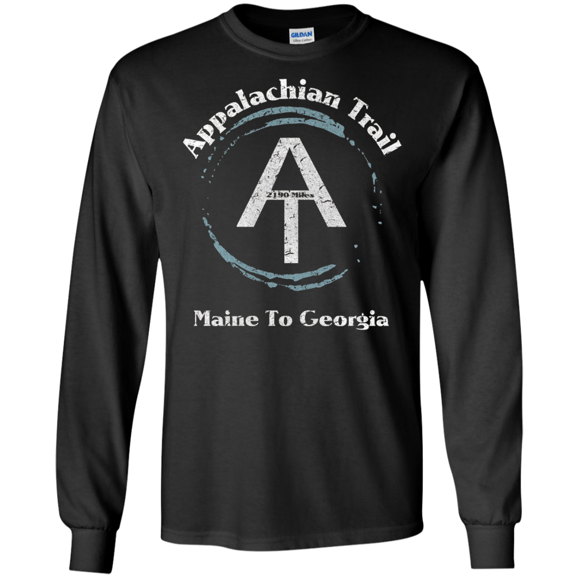 T-shirt en détresse des Appalaches Trail Hiker 2190 Miles