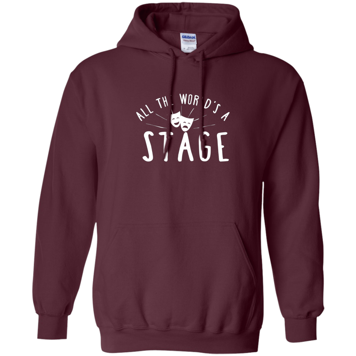 All the World's a Stage Drama Masks Theatre T-Shirt