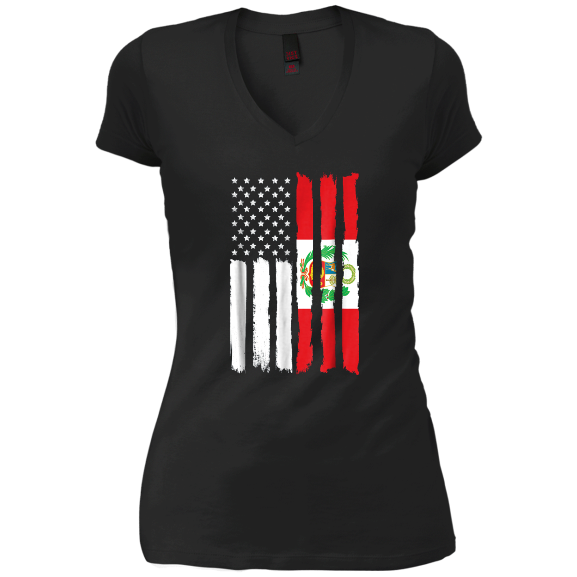 American Peru Patriotic Flag T-shirt