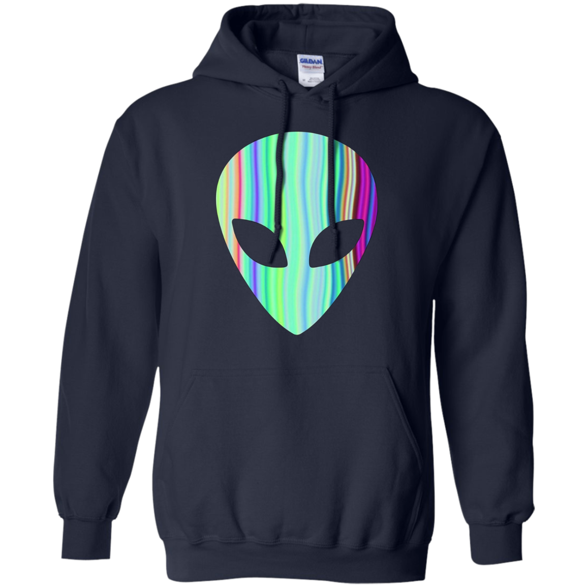 Alien Head - Holographic Cute UFO Tshirt Tee