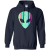 Image of Alien Head - Holographic Cute UFO Tshirt Tee