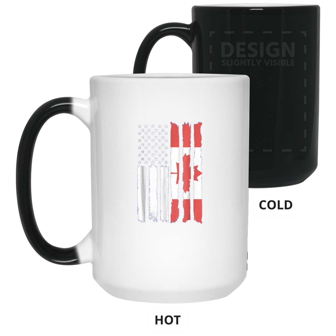 American Canadian Patriotic Flag T-shirt