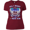 Image of All I Want Is For My Dad In Heaven Tshirt For Men
