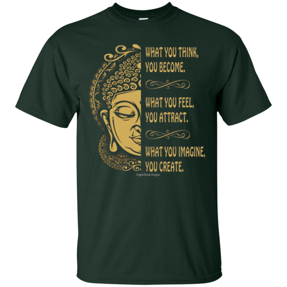 ATTRACT CREATE Inspirational Motivational Quote T-Shirt