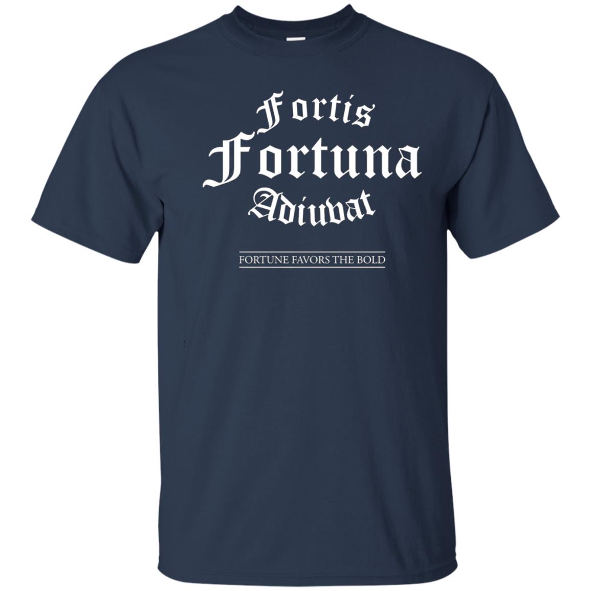 "Fortis Fortuna Adiuvat" Latin Quote T-Shirt