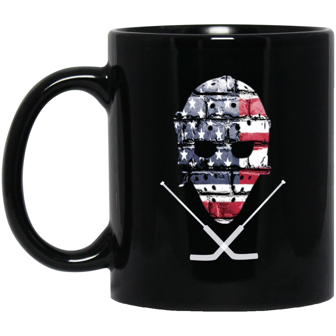 American Hockey Goalie T-Shirt Patriotic Hockey Tee