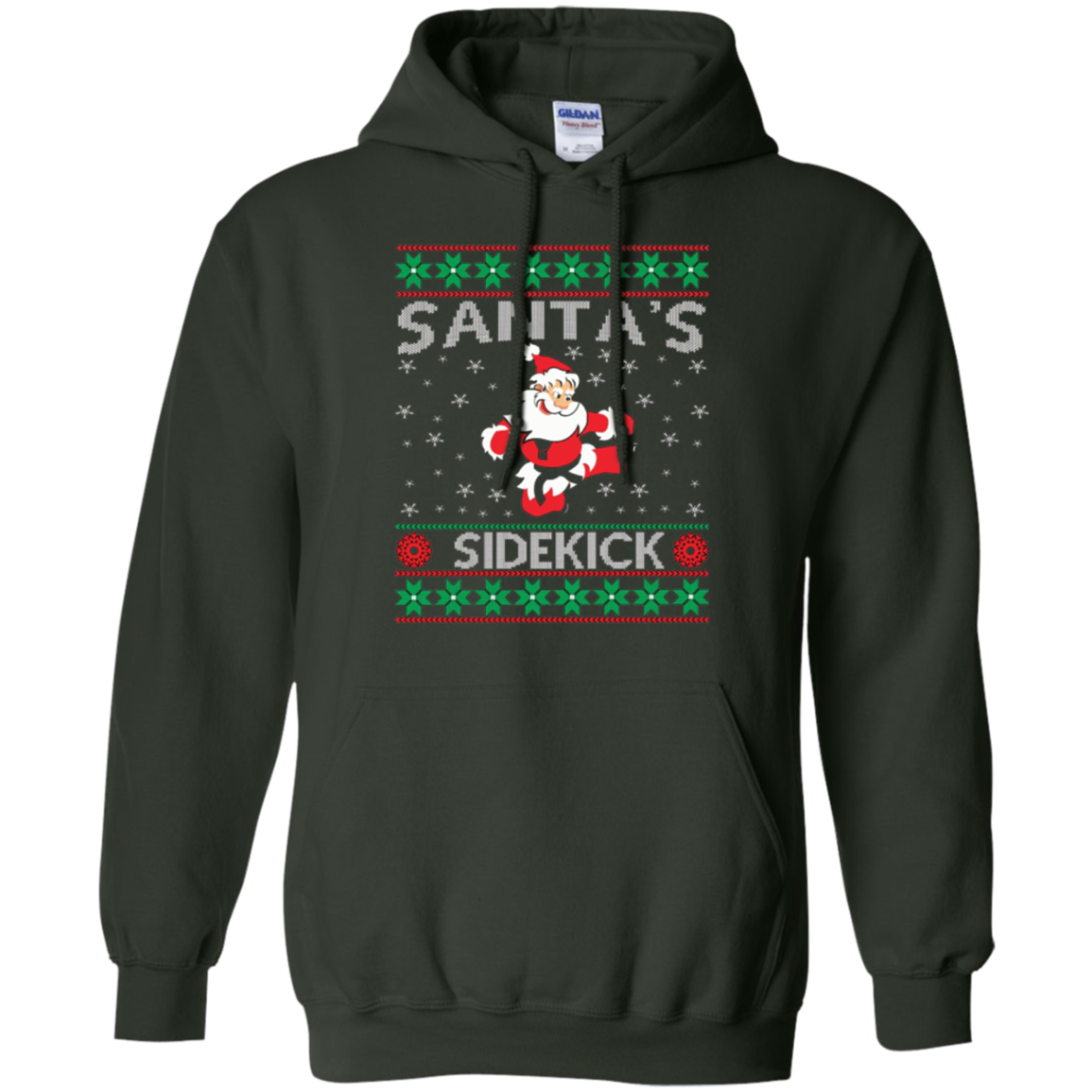 Santa's Sidekick Christmas T-shirt