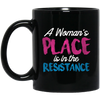 Image of Un endroit féministe est dans le tee-shirt de résistance des vêtements de Womens
