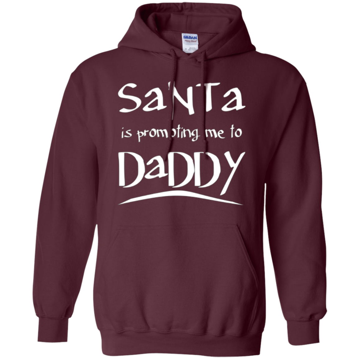 Santa Is Promoting Me To Daddy T-Shirt | Christmas Tee
