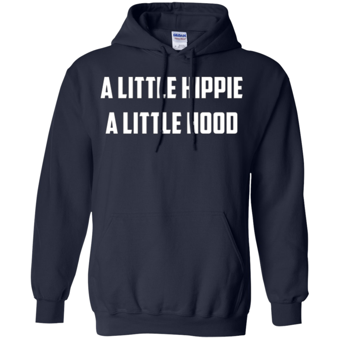 A Little Hippie A Little Hood T-Shirt | Funny Care Free Tee
