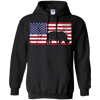 Image of American Flag Rhino Rhinoceros Conservation T-Shirt Gift