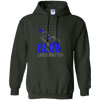 Image of Adult Blue Live Matter Thin Blue Line Support Police T-Shirt