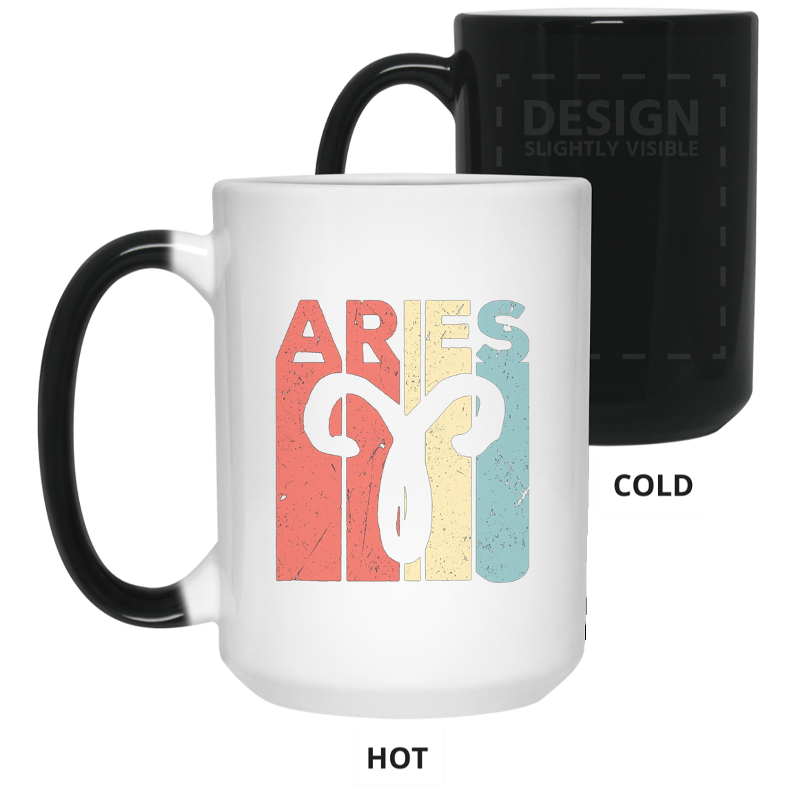 Aries Zodiac Star Sign Vintage Unisex Standard T Shirt