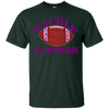 Image of Alzheimer Awareness Purple Ribbon T Shirt For Football Fans