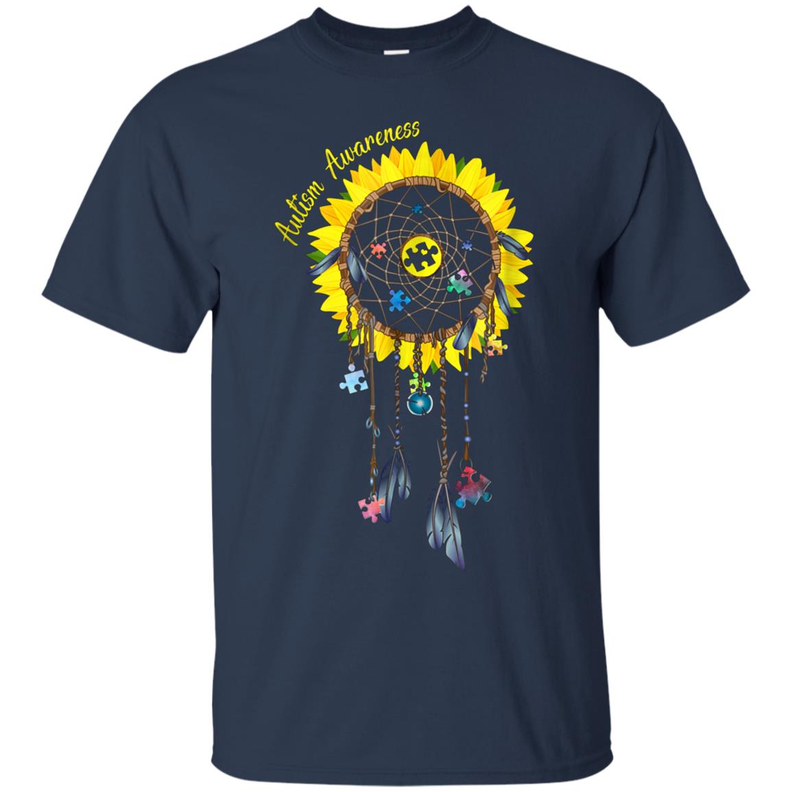 Autism Awareness Sunflower Dreamcatcher T-shirt