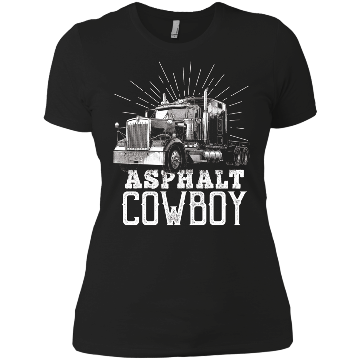 Asphalt Cowboy Trucker Truck Driver Shirt Truck Driver Gift