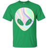 Image of Alien Head T-Shirt Holographic Effect