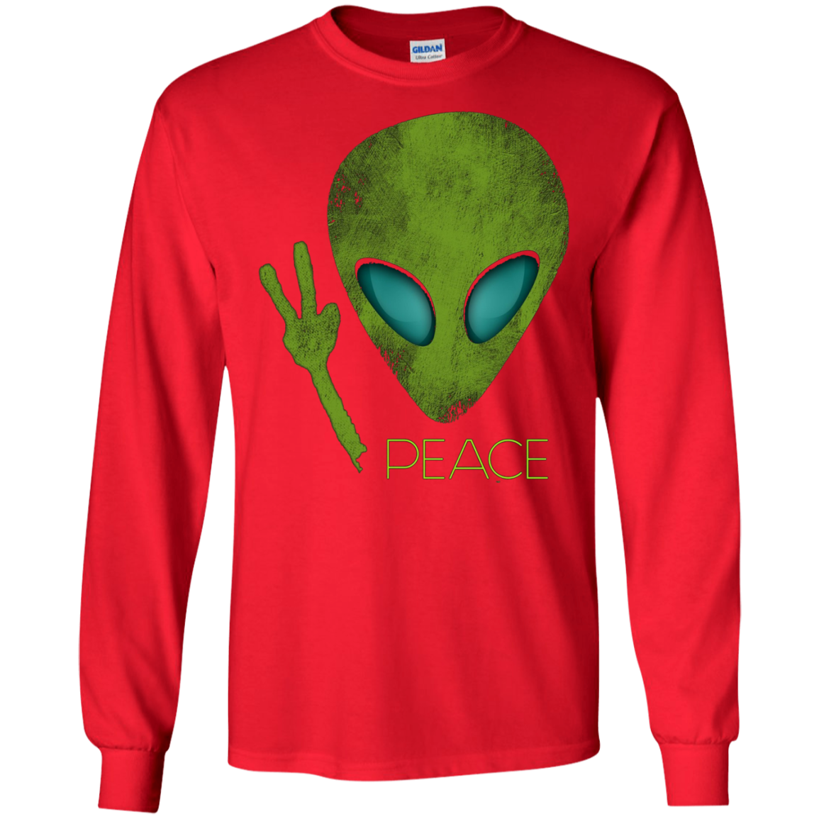 Alien Peace Cool Funny T-Shirt Cute UFO Lover Birthday Gift