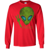 Image of Alien Peace Cool Funny T-Shirt Cute UFO Lover Birthday Gift