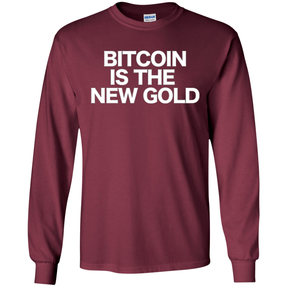 Sarcastic Bitcoin T-shirt BTC is the new Gold