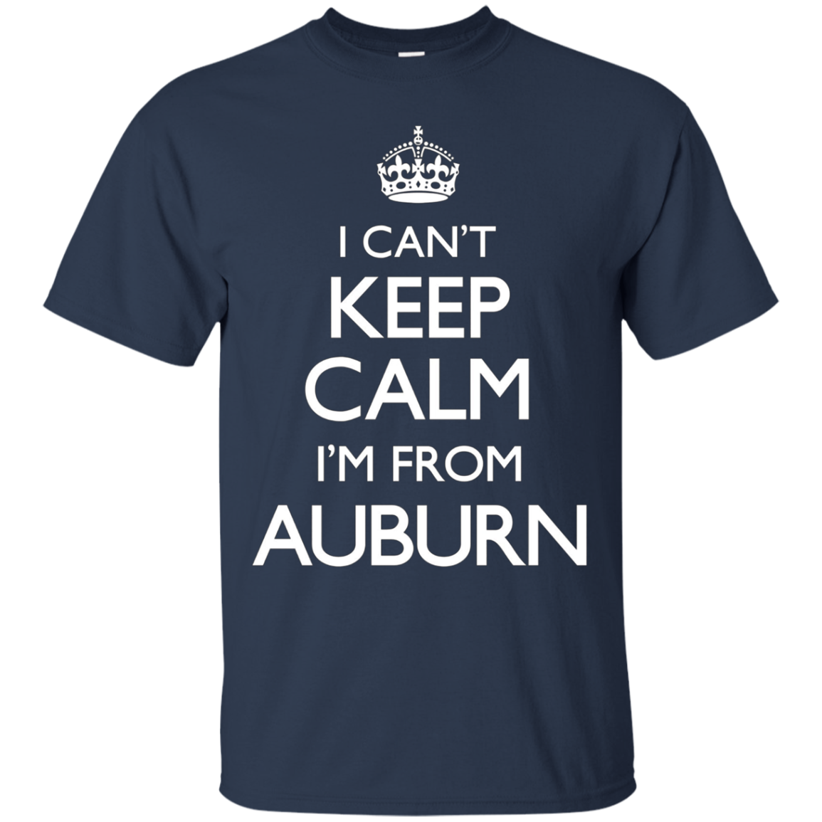 Auburn T-Shirt Funny Keep Calm