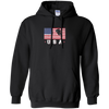 Image of American USA Flag Ice Hockey T-Shirt Patriotic Sports Gift