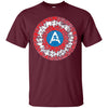 Image of Autism Awareness Shirts Captain Autism Superhero Shield Tee