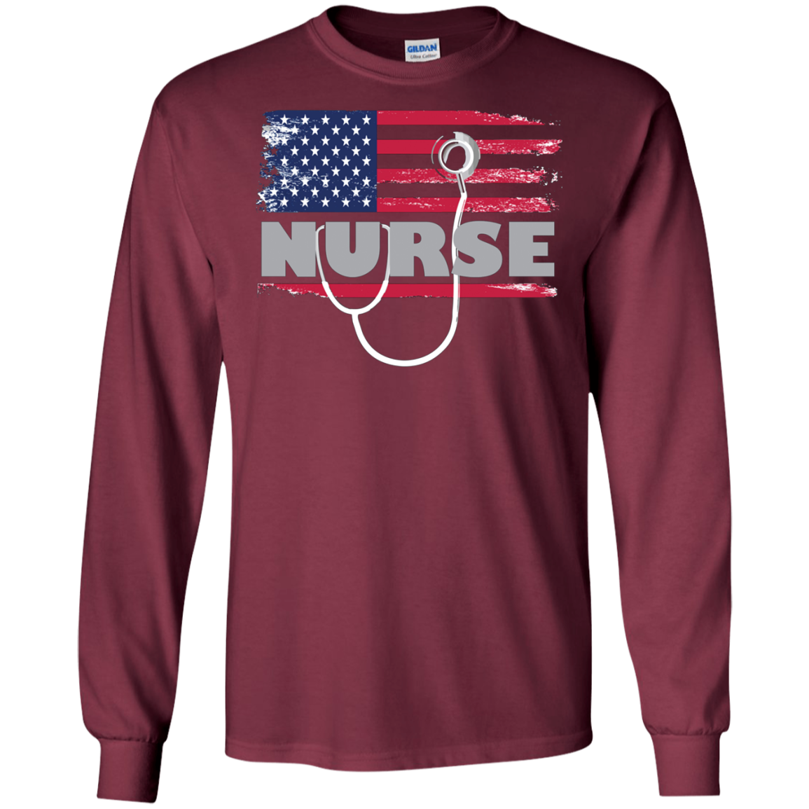 American Flag Nurse 2018 T-Shirt