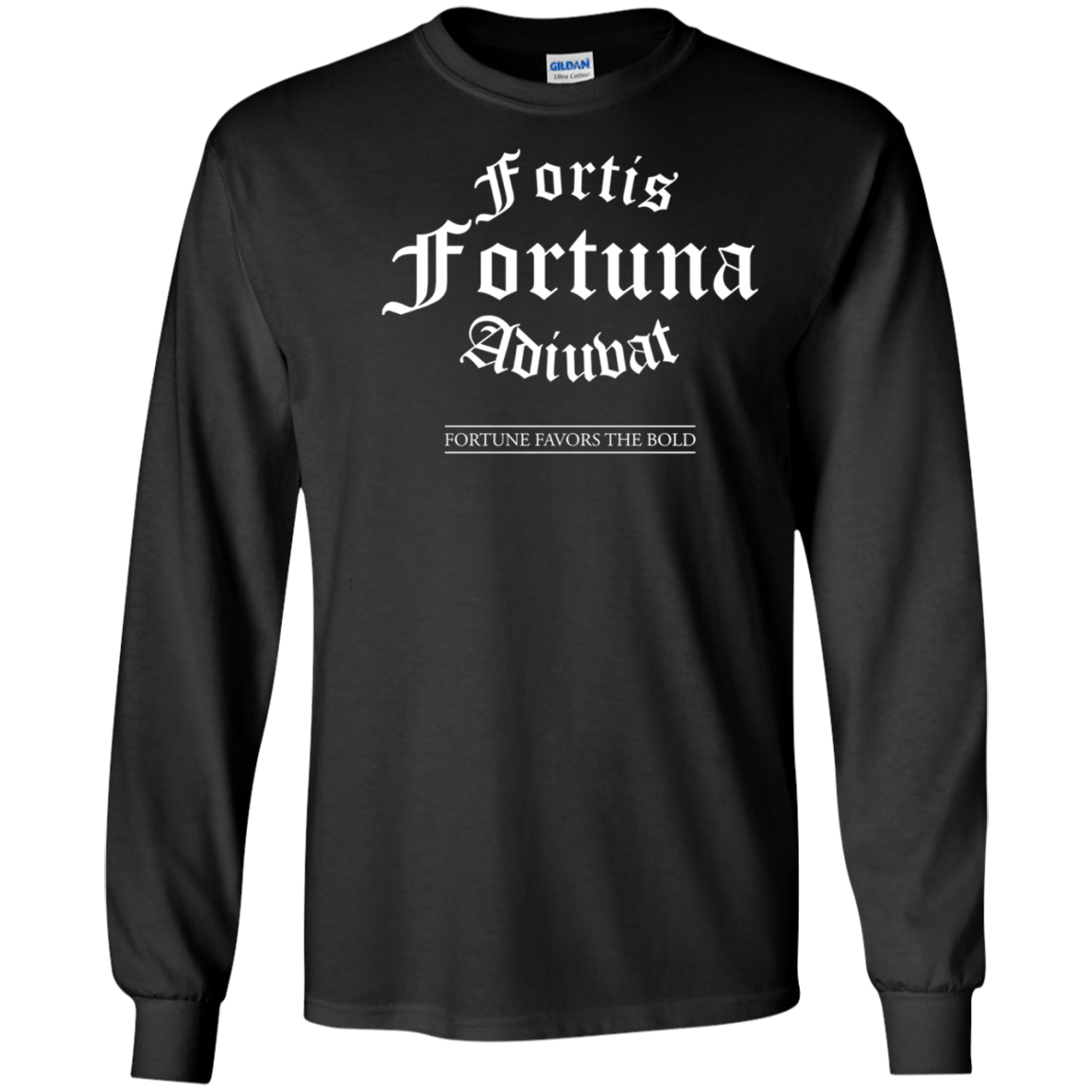 "Fortis Fortuna Adiuvat" Latin Quote T-Shirt