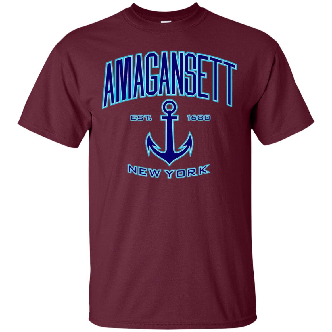 Amagansett, New York T-Shirt (Blue/Aqua)