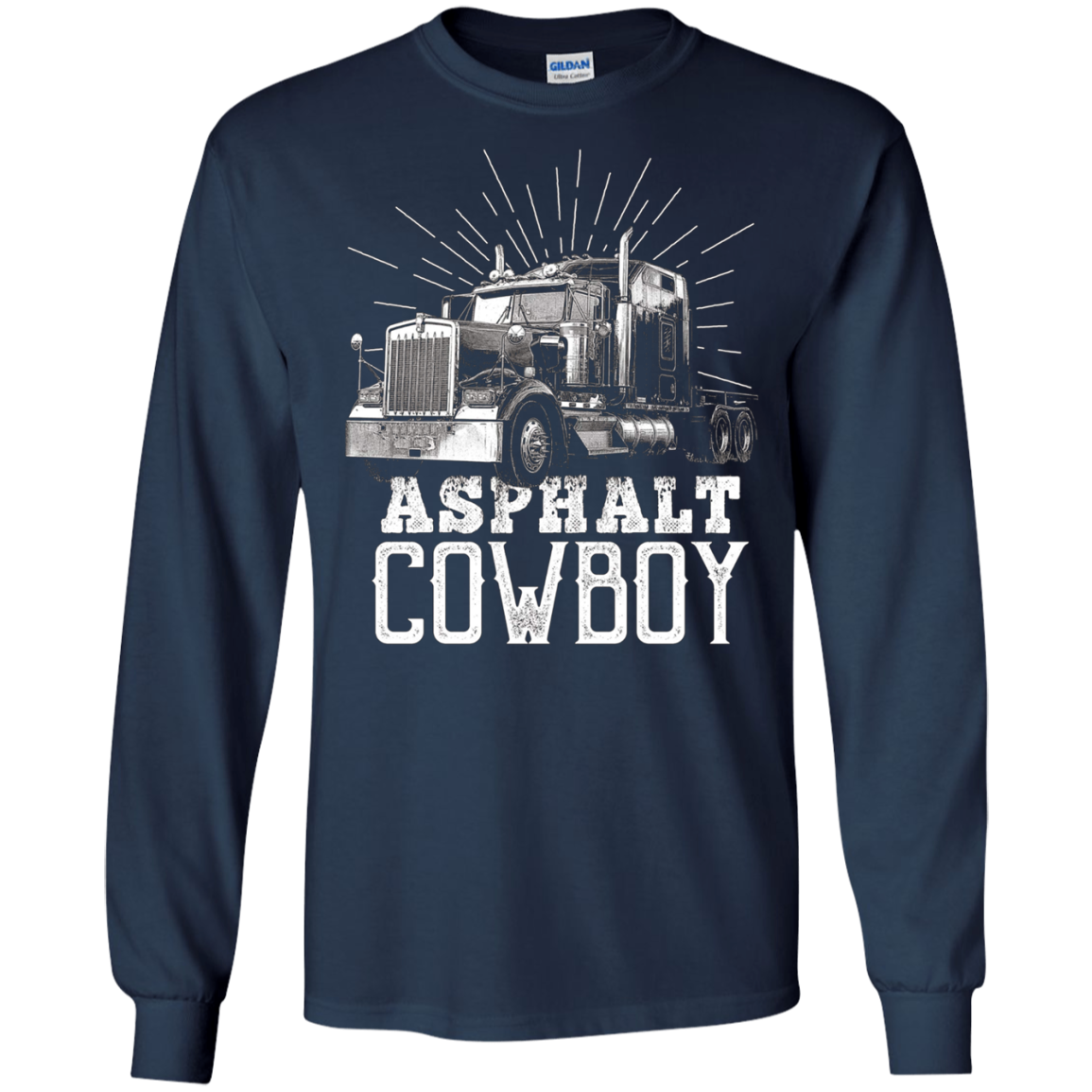 Asphalt Cowboy Trucker Truck Driver Shirt Truck Driver Gift