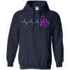 Image of ALZHEIMER'S ALWAYS IN MY HEARTBEAT TEE SHIRTS