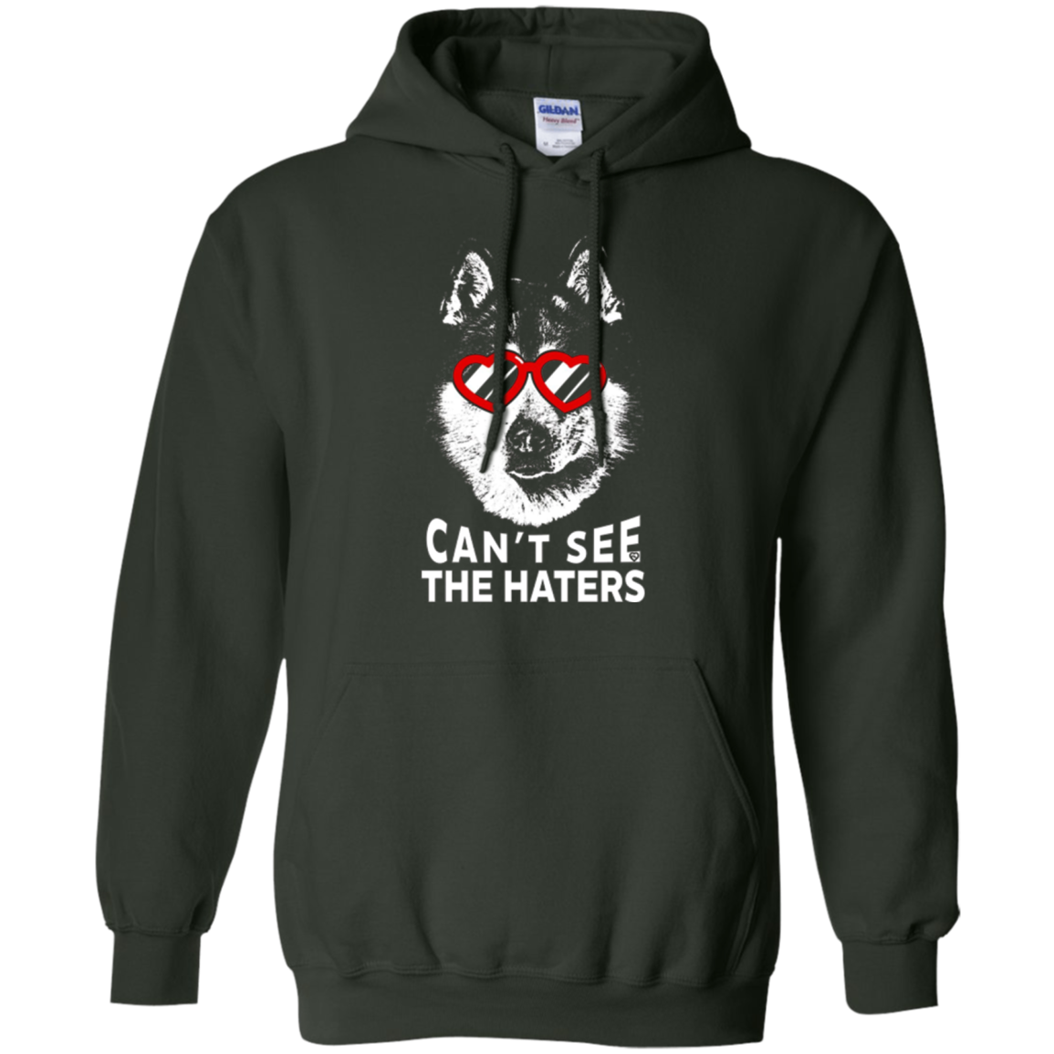 Alaskan Malamute Shirt Can't See The Haters Dog Lovers Tee